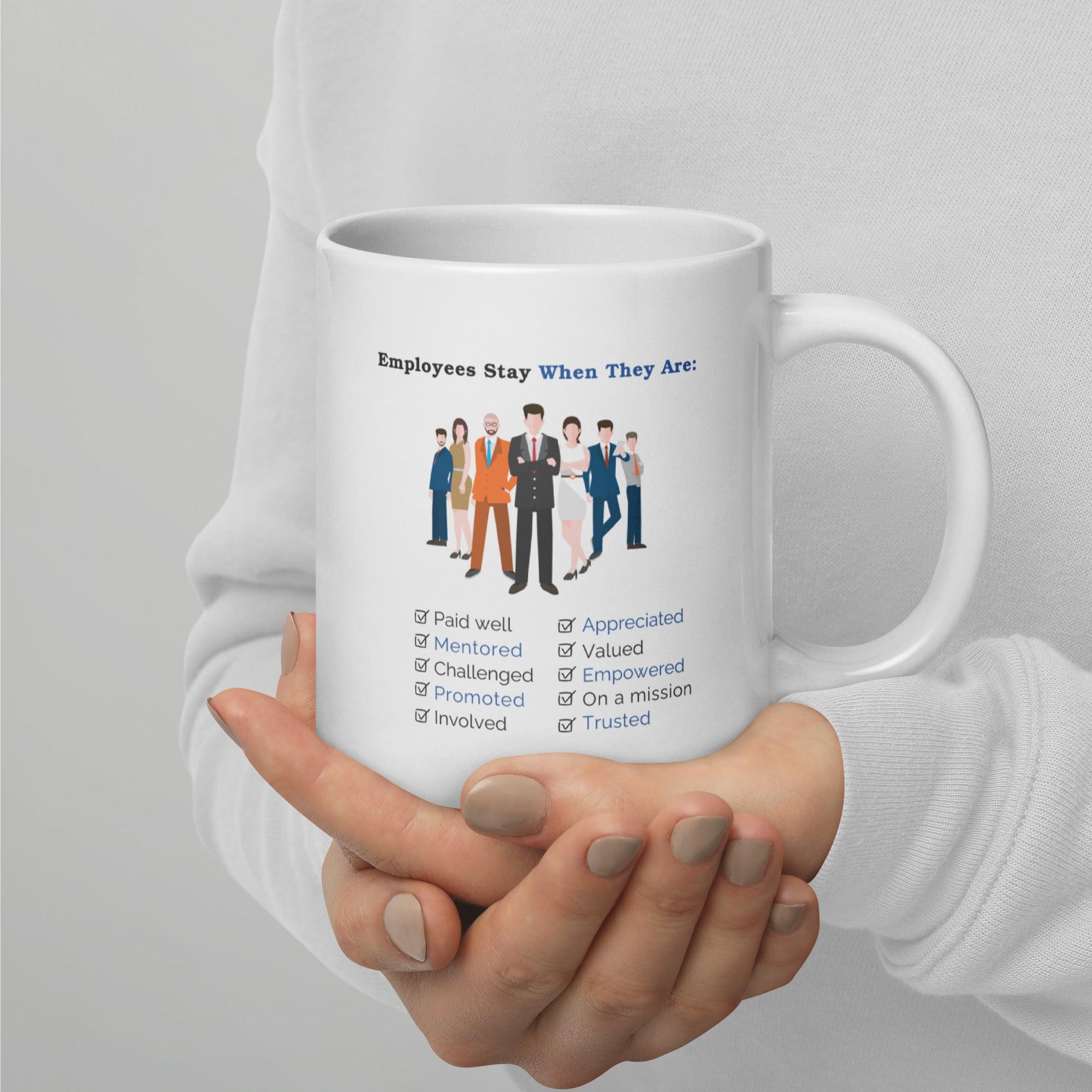 Employee Retention Value Mug - Inspire Cups