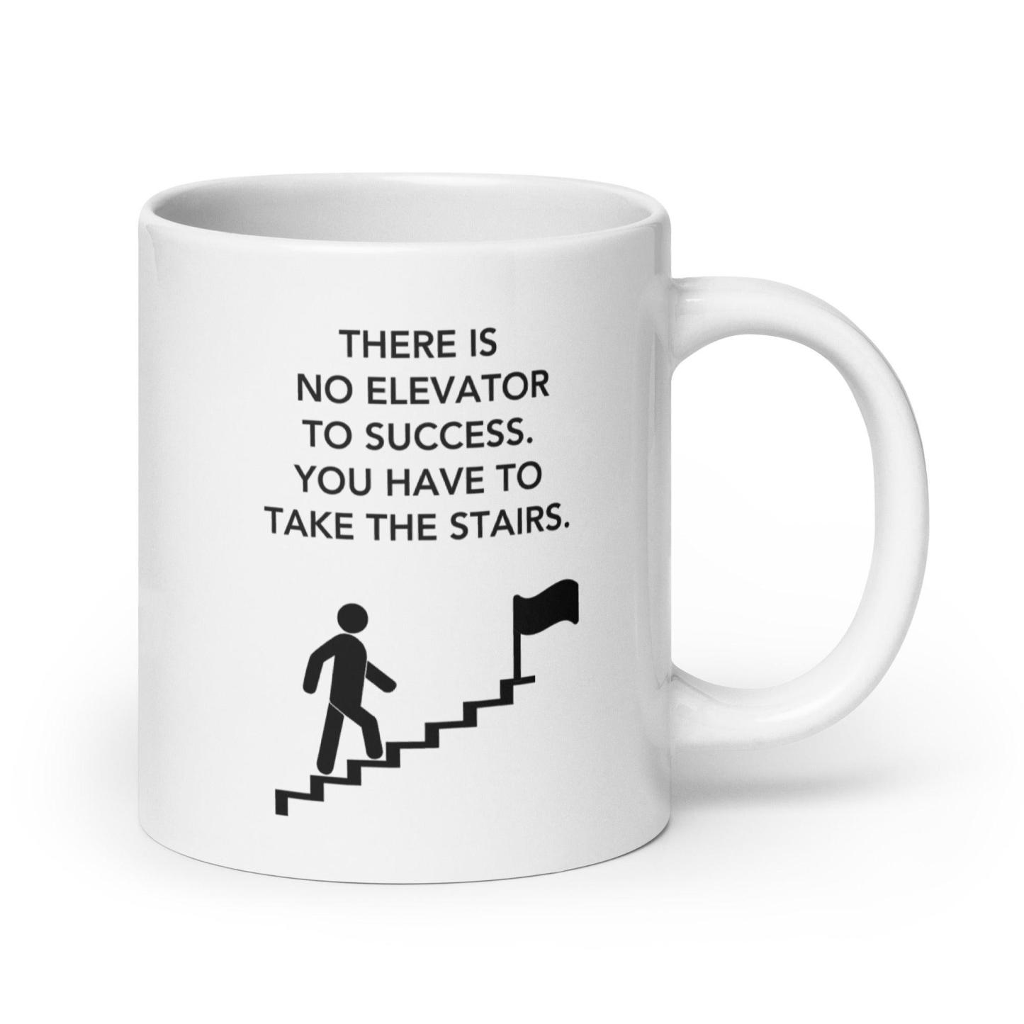 Motivational Stairs Ceramic Mug - Inspire Cups