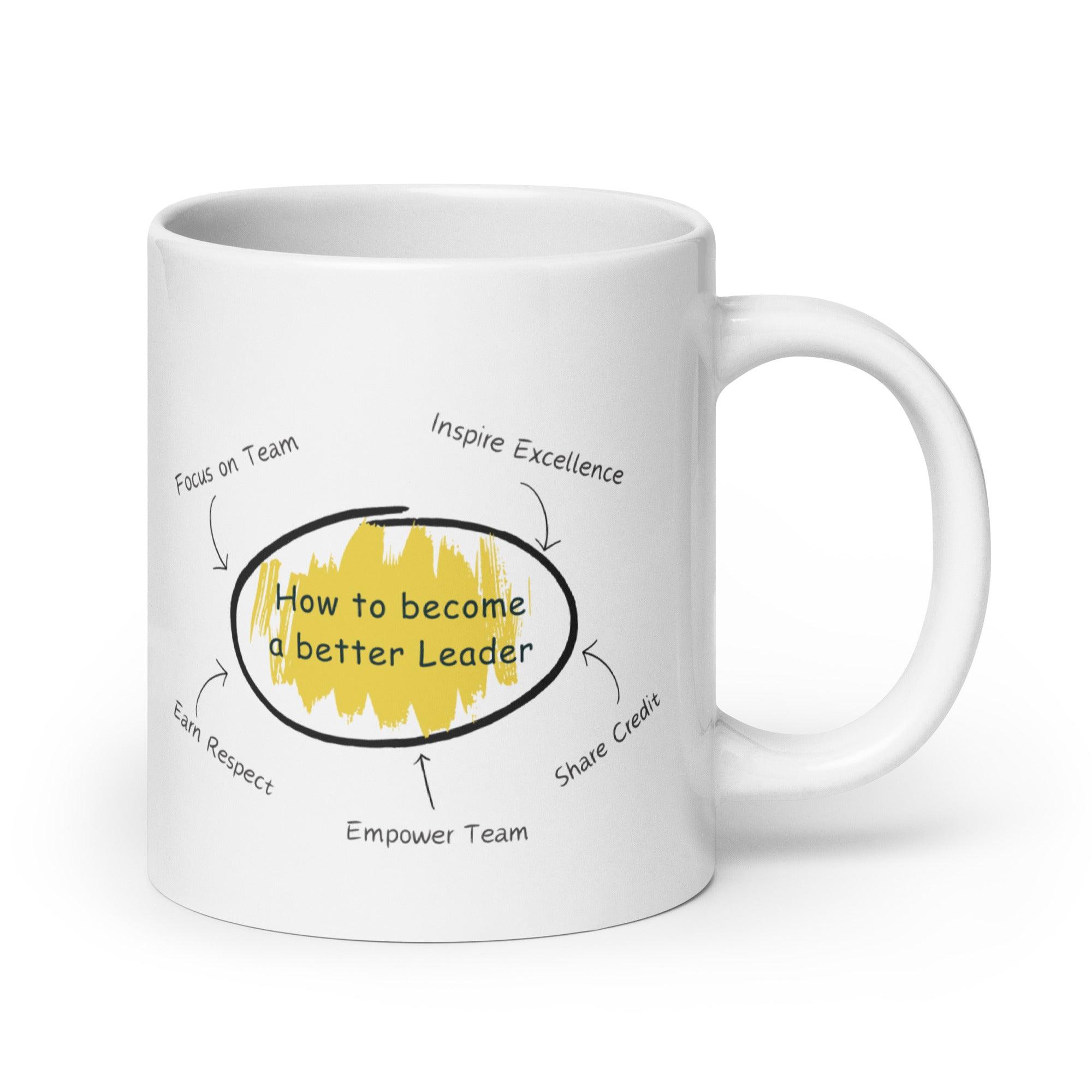 How To Be A Better Team Leader A Leadership Mug - Inspire Cups