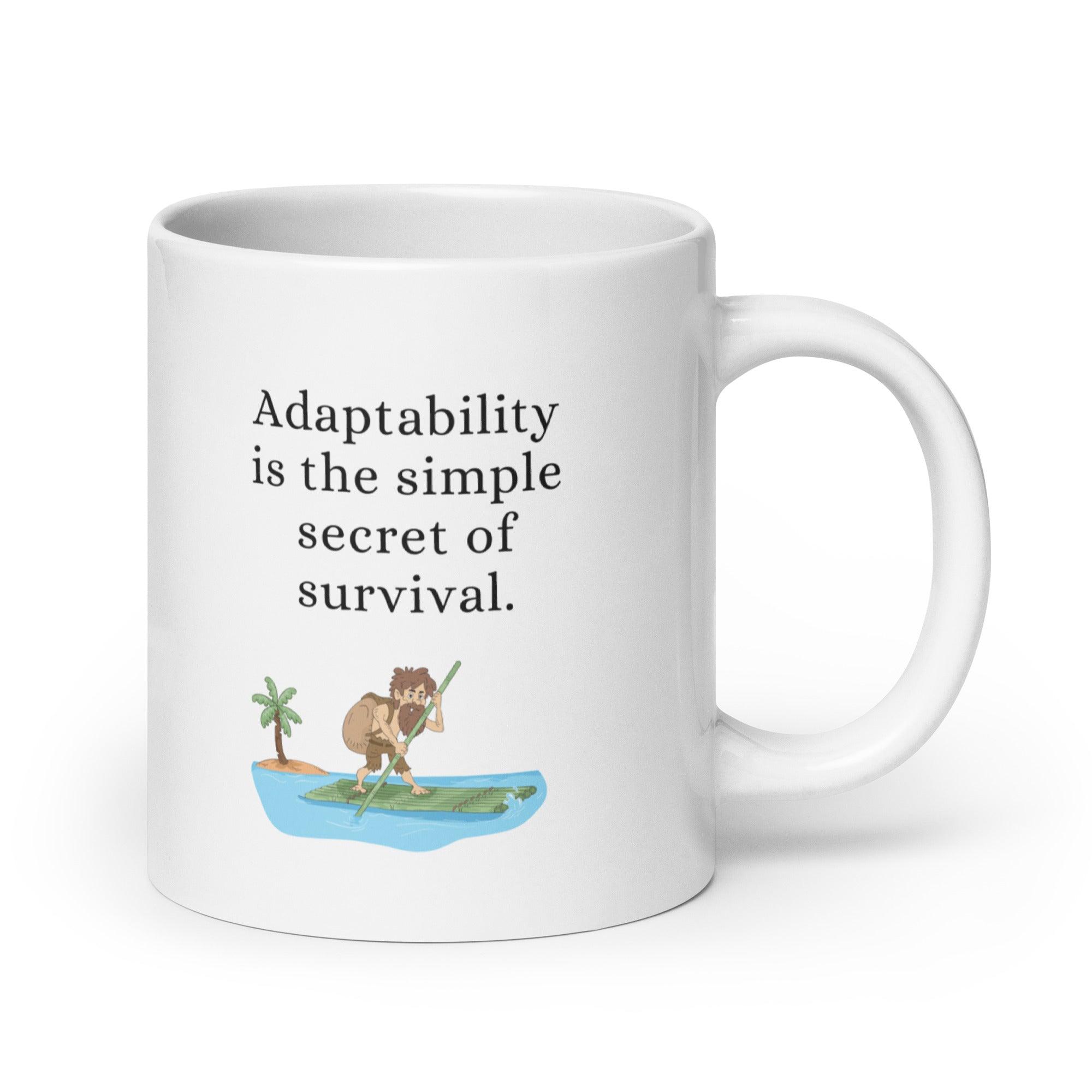 Adaptability Quote Ceramic Mug - Inspire Cups