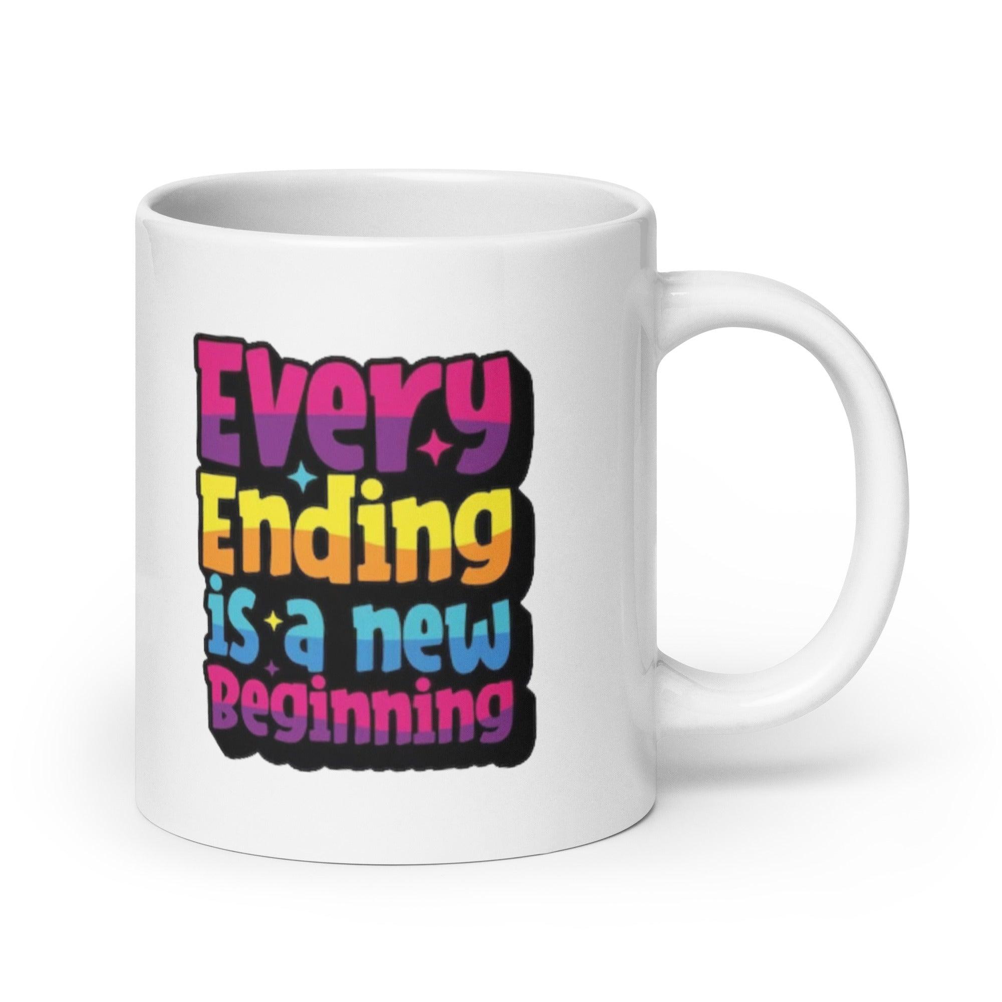 New Beginning Quote Mug - Inspire Cups