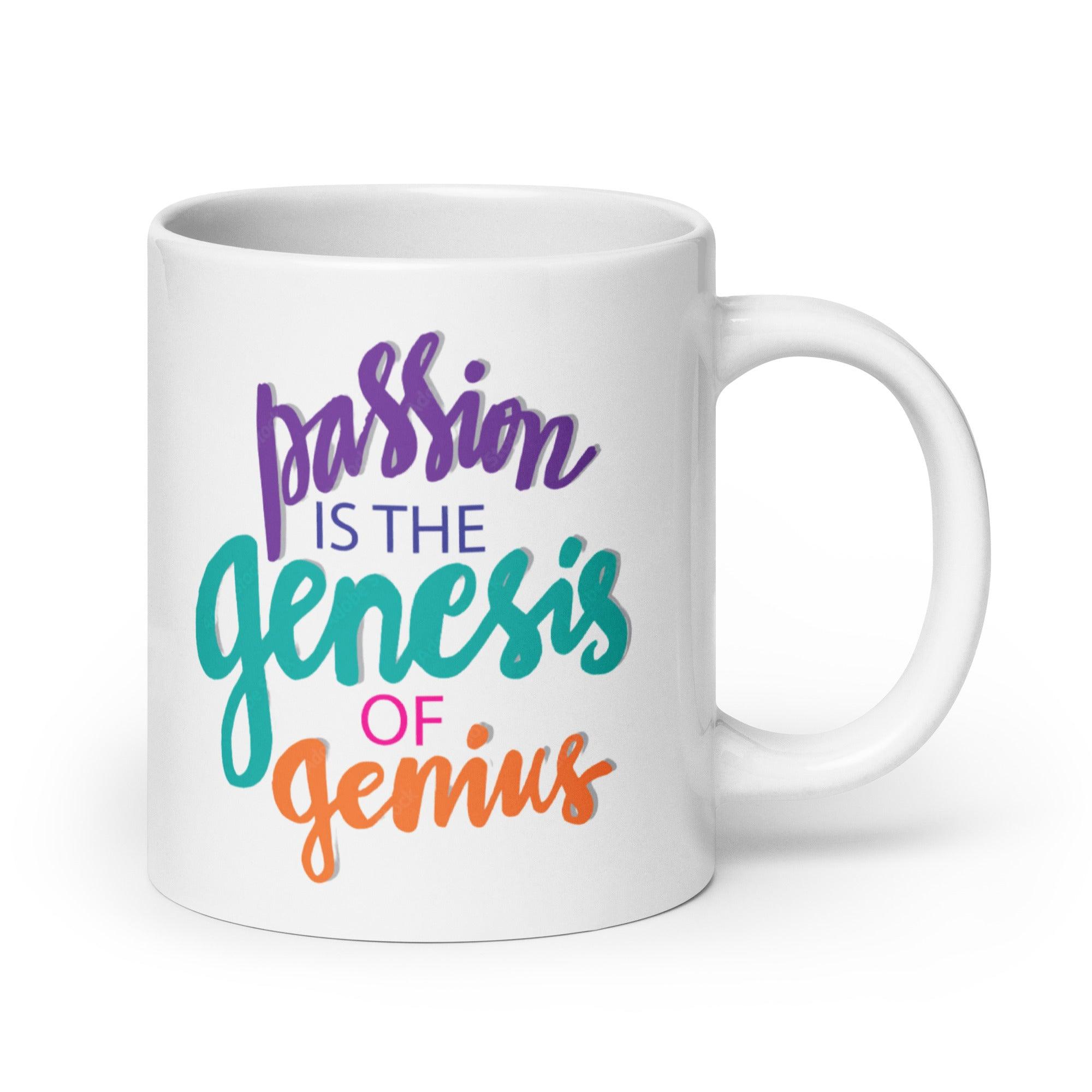 Passion Genius Quote Mug - Inspire Cups