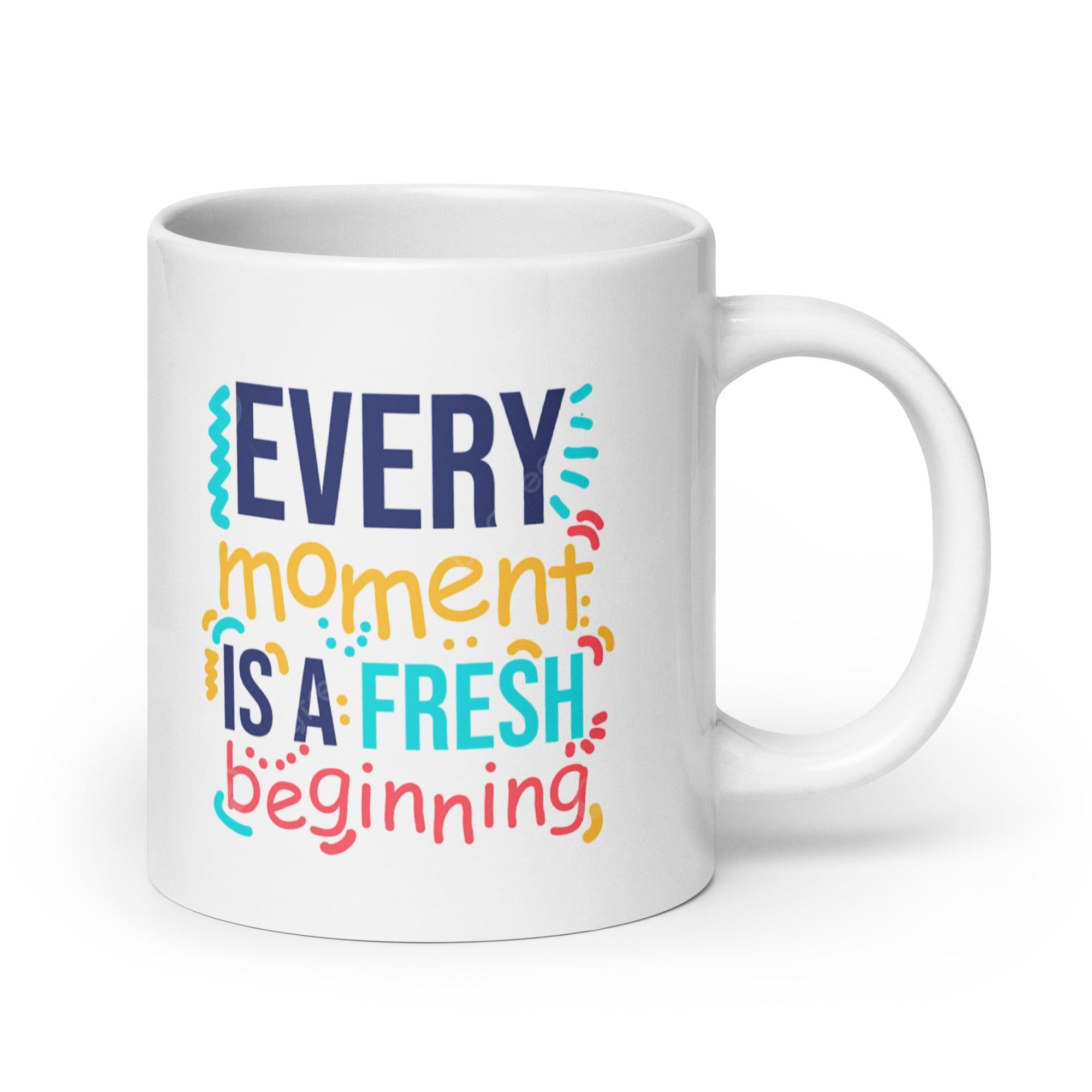 Fresh Beginning Glossy Mug - Inspire Cups