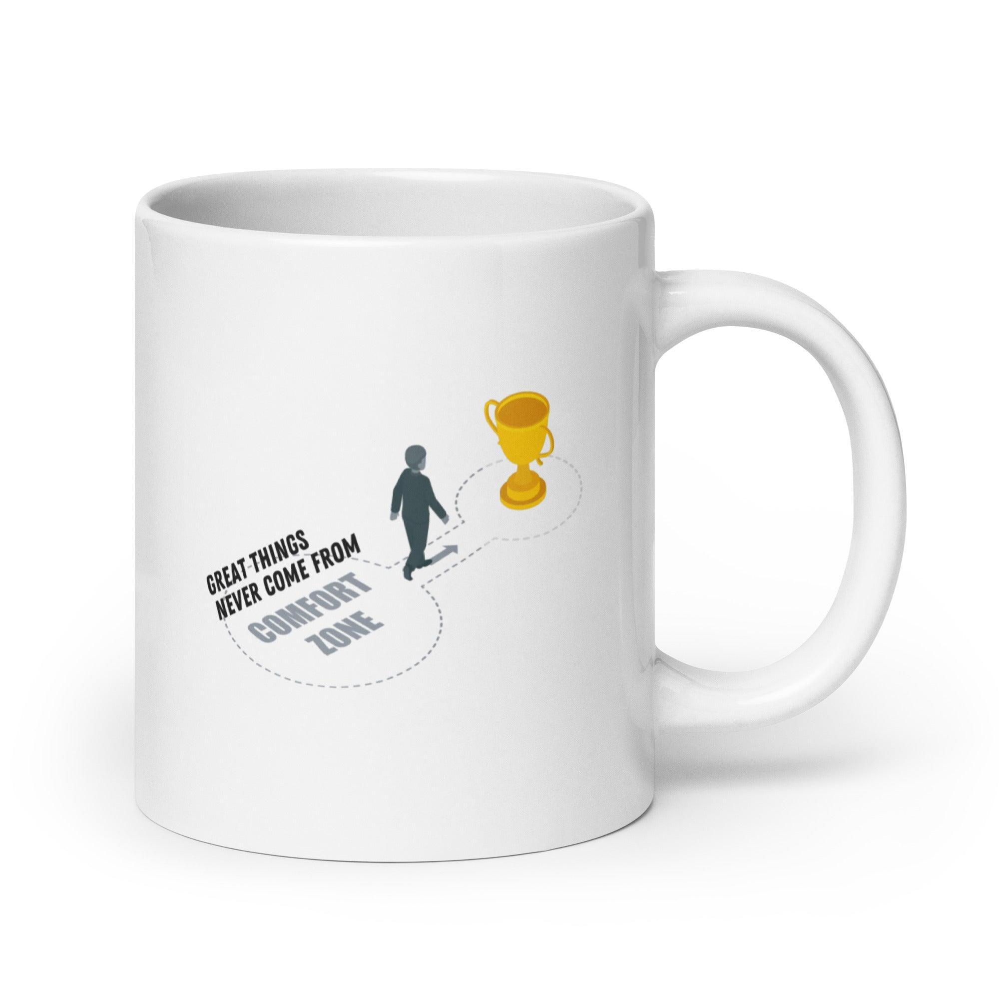 Motivational Comfort Zone Mug - Inspire Cups