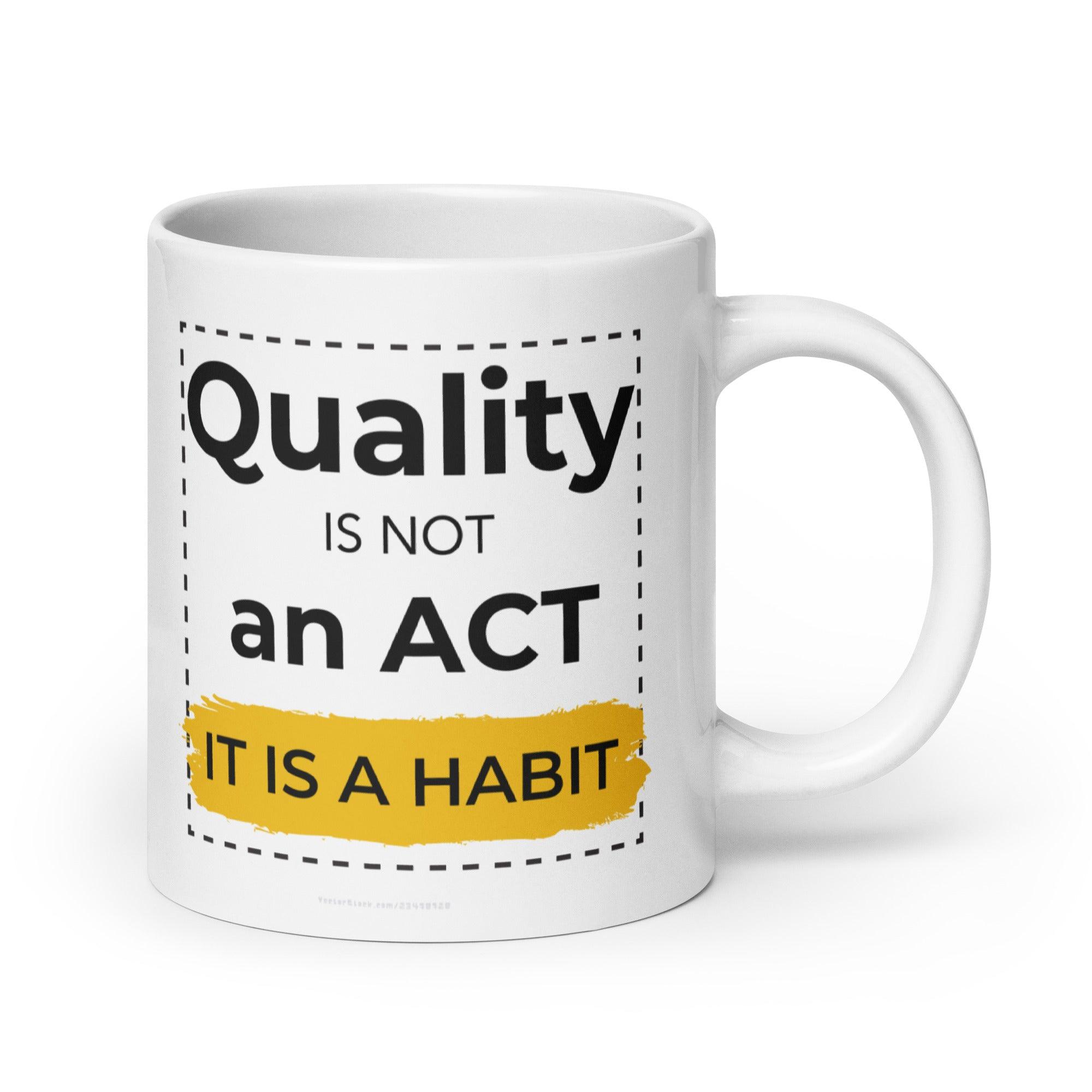 Motivational Ceramic Habit Mug - Inspire Cups