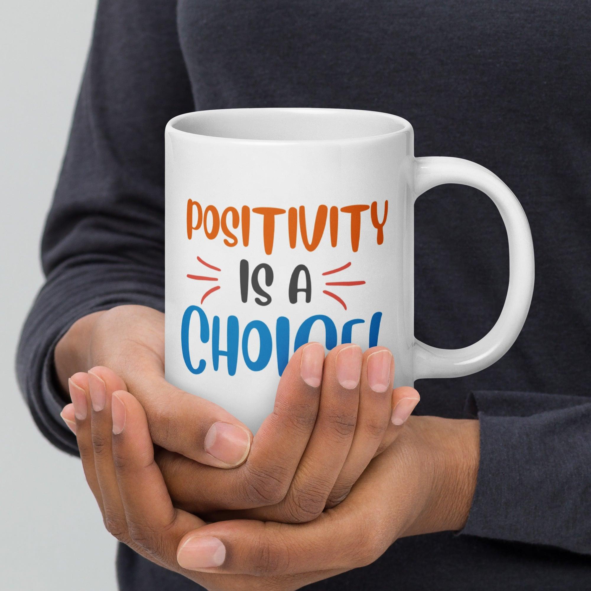 Motivational Quote Mug with Bold Ceramic Design for Uplifting - Inspire Cups