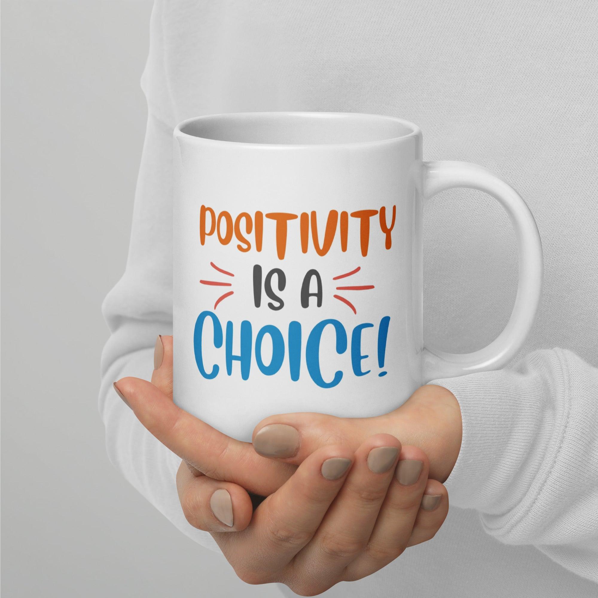 Motivational Quote Mug with Bold Ceramic Design for Uplifting - Inspire Cups