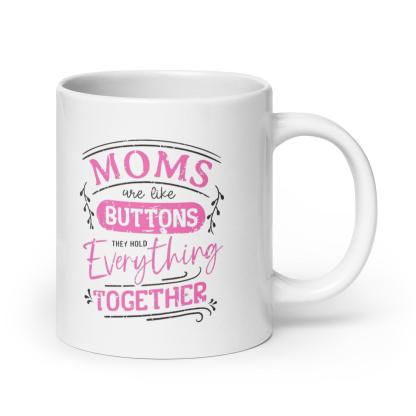 Mothers Printed Mug with Glossy Ceramic Finish and Bold Message - Inspire Cups