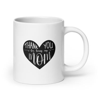 Thanks Mom Printed Mug A Thoughtful Way To Show You Care - Inspire Cups