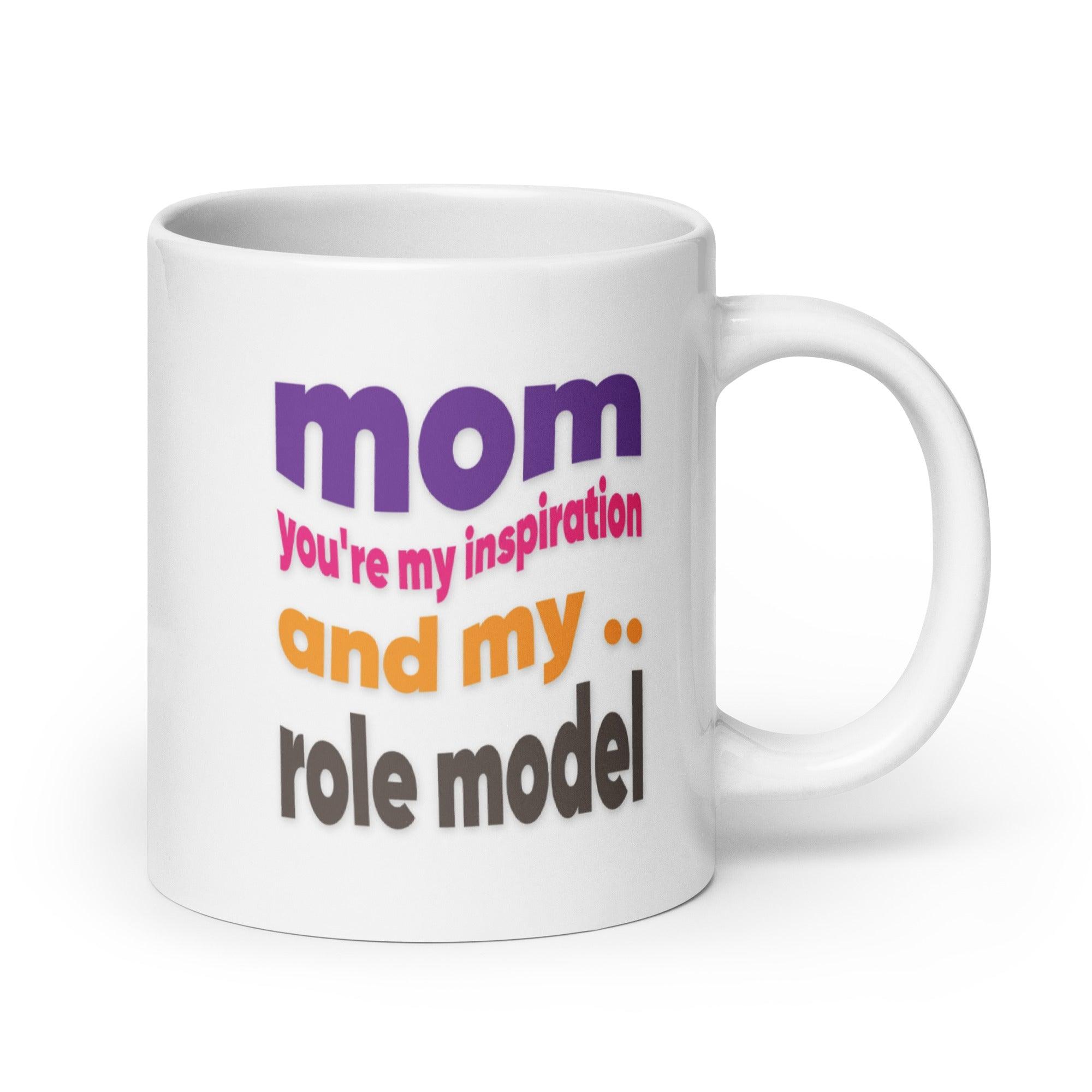 Inspirational Mom Glossy Mug A Daily Reminder of Love and Gratitude - Inspire Cups