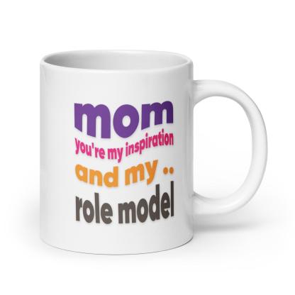 Inspirational Mom Glossy Mug A Daily Reminder of Love and Gratitude - Inspire Cups