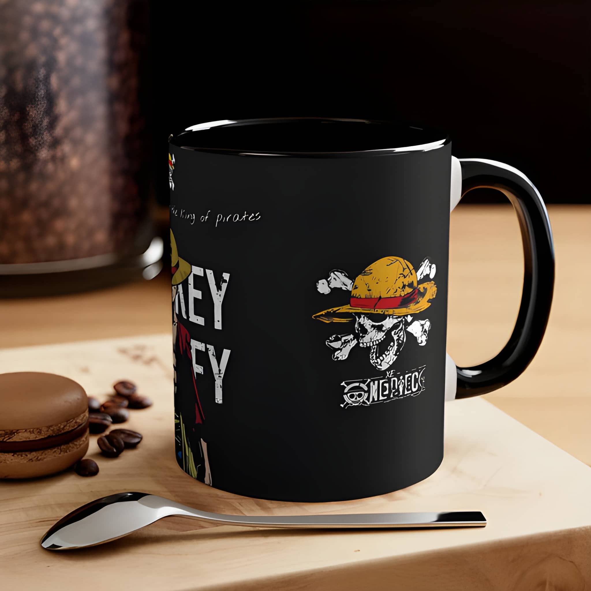 Monkey D. Luffy Mug | Anime Pirate Straw Hat Crew Accent Mug, One Piece Mug, Gift For Him Or Her, Manga fans gift
