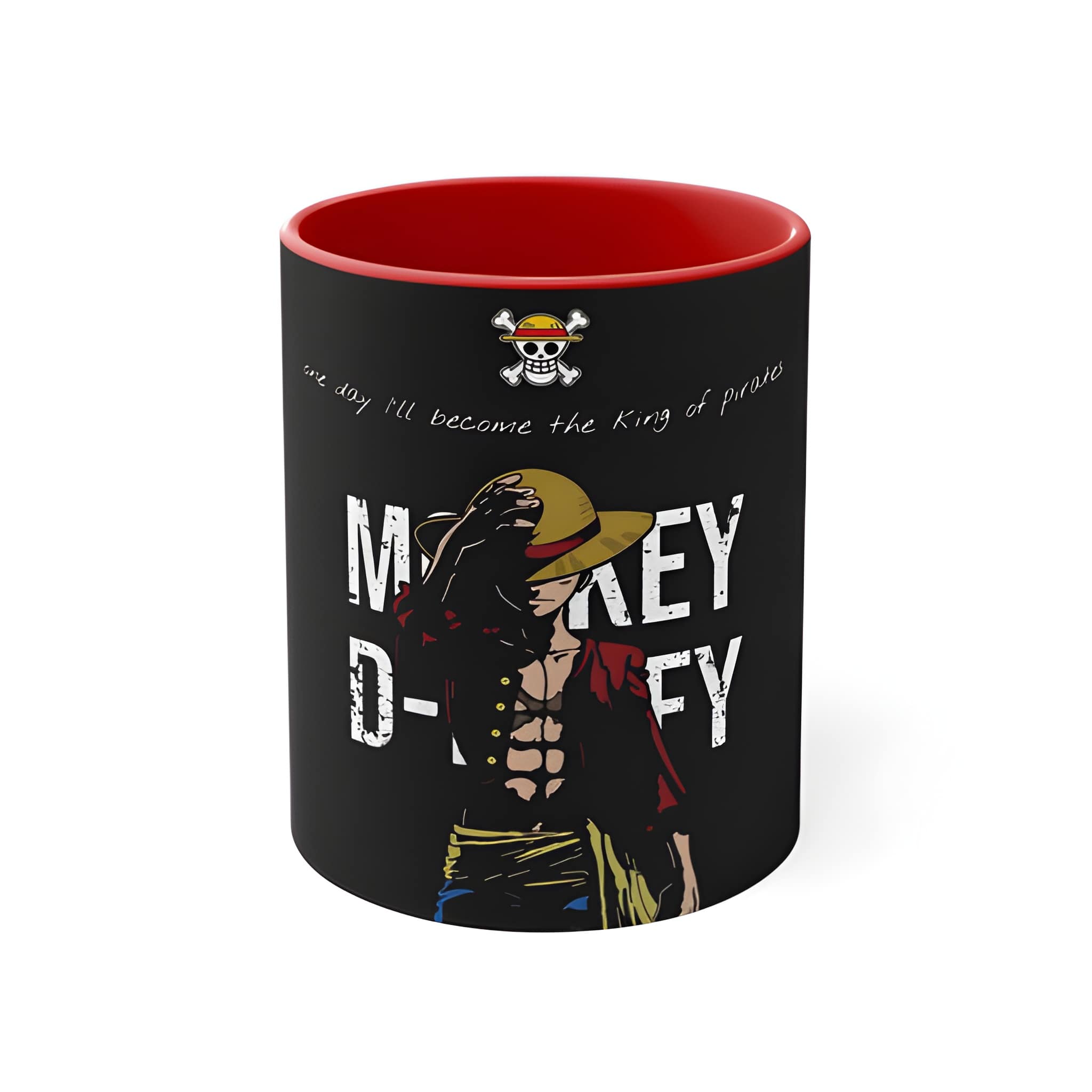 Monkey D. Luffy Mug | Anime Pirate Straw Hat Crew Accent Mug, One Piece Mug, Gift For Him Or Her, Manga fans gift