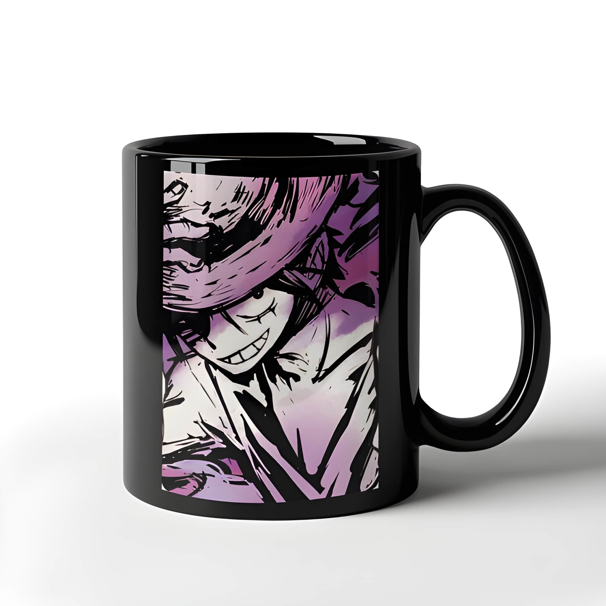 Monkey D. Luffy Mug: One Piece Anime Fan Art Coffee Cup