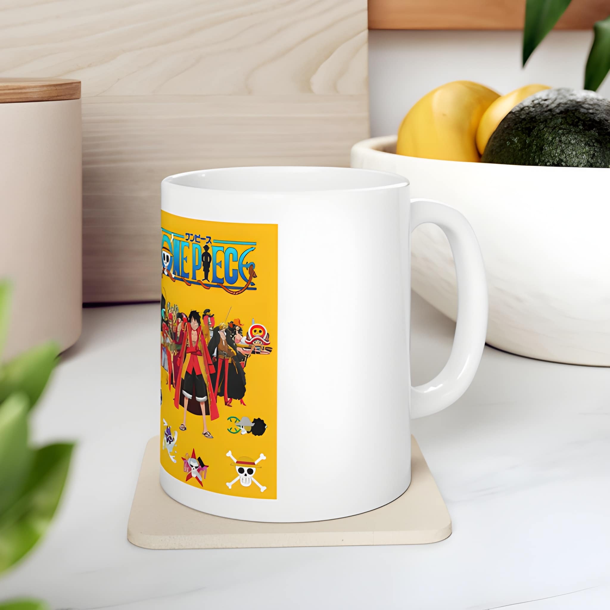 One Piece Anime Characters Mug | Straw Hat Crew Ceramic Mug