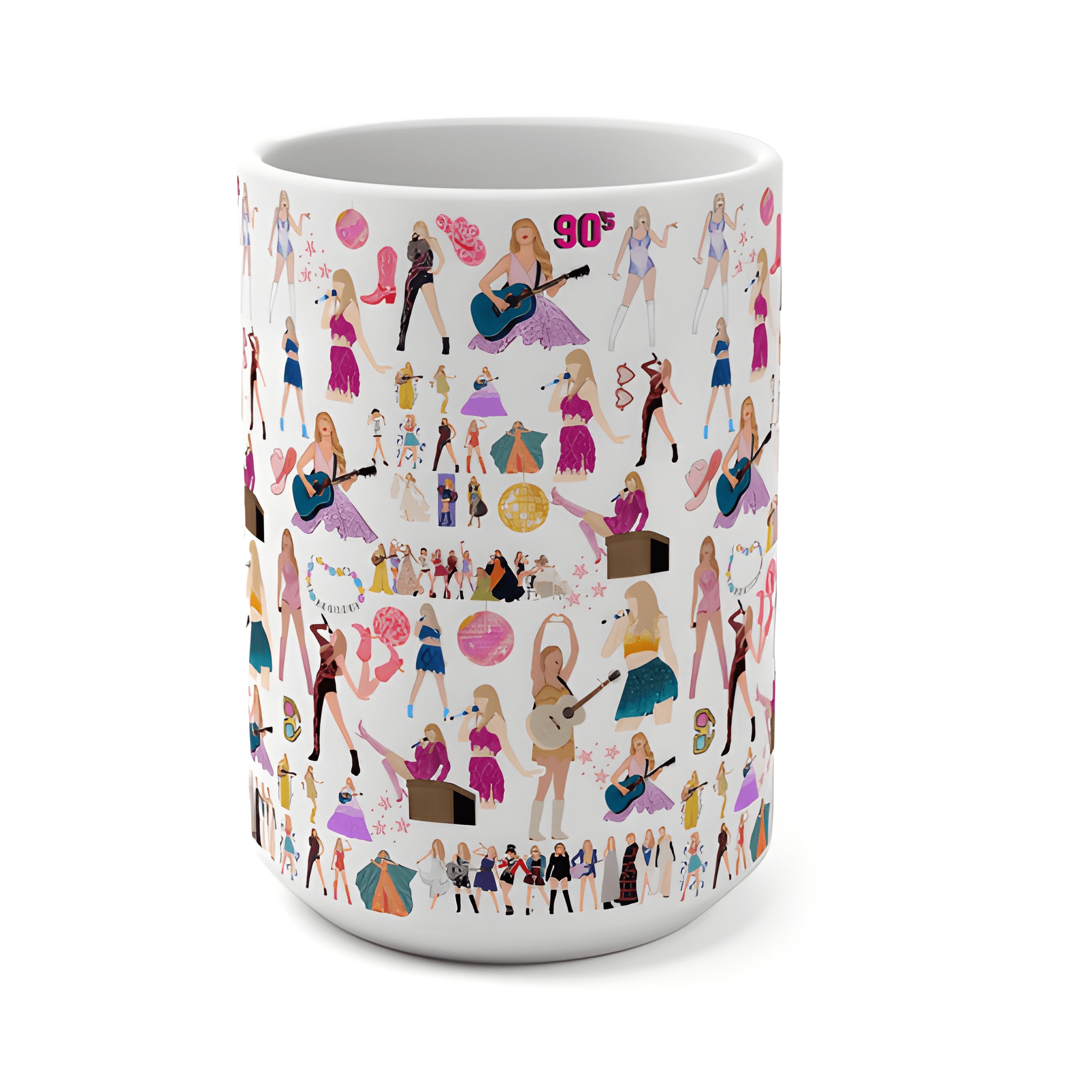 Whimsical Swiftey Mug, Gift for Friends, Birthday, Coffee Lover, Collector's Item, Pop Culture Decor