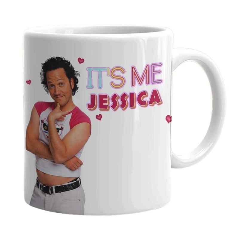 Its Me Jessica Printed Ceramic Christmas Coffee Mug