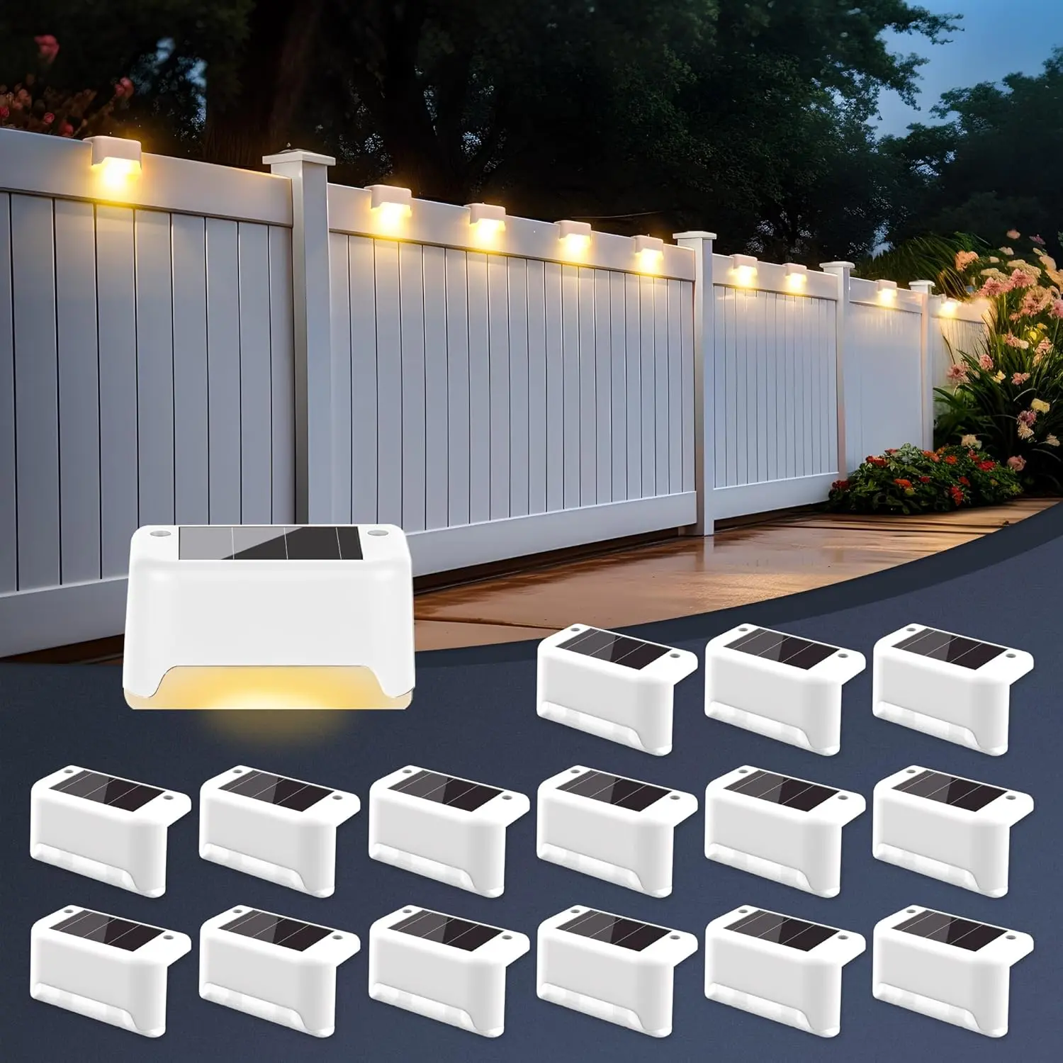 Solar Step Lights With Easy Installation And Weather Resistant Design