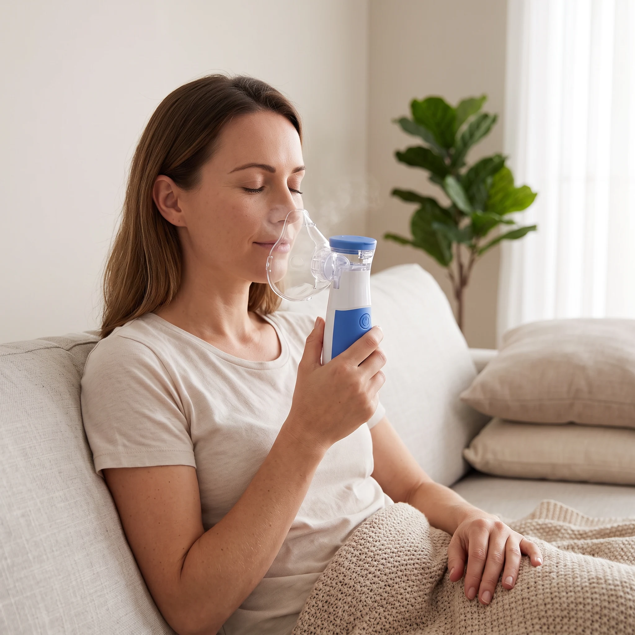 Battery Operated Portable Smart Nebulizer