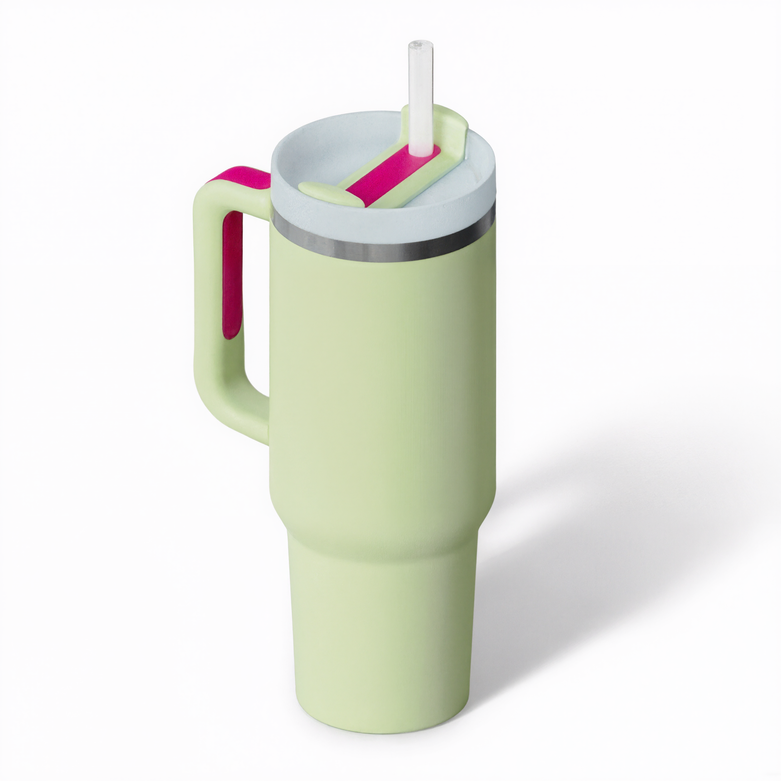 40oz Valentines Day Gift Thermal Mug With Handle And Straw