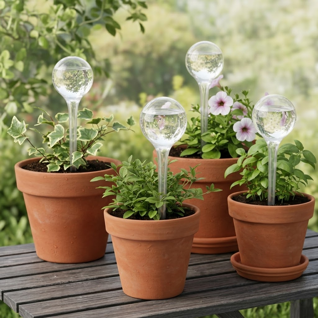 Pvc Plant Watering Globes Automatic System For Indoor And Outdoor