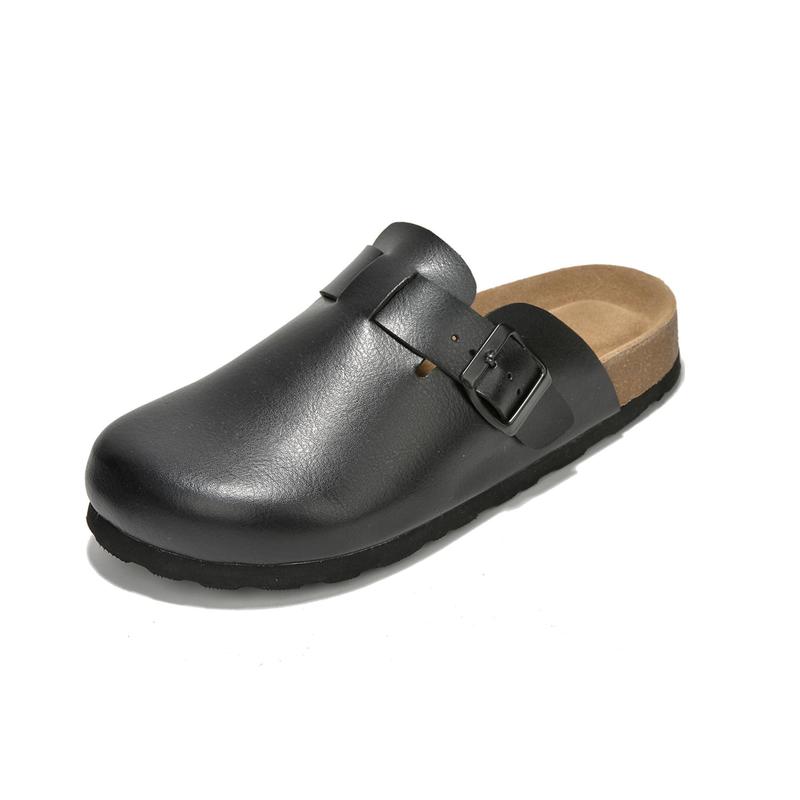 Memory Foam Leather Lightweight Non Slip Clogs For Women