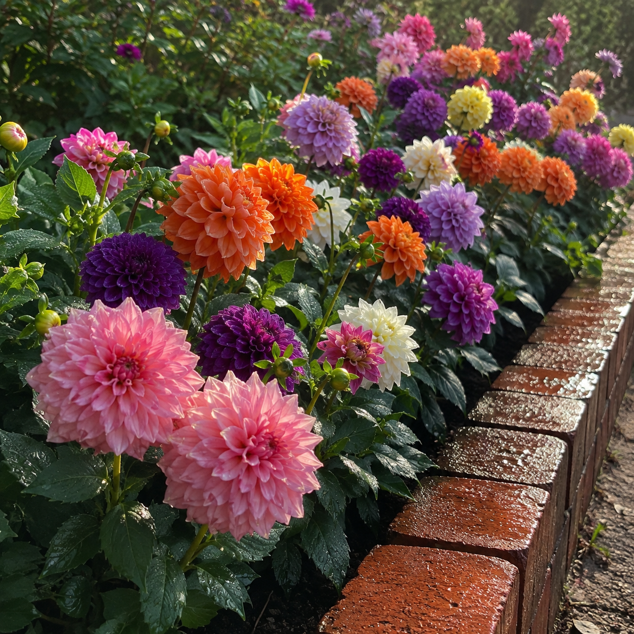 200 Pieces Mix Colored Dahlia Flower Garden Seeds
