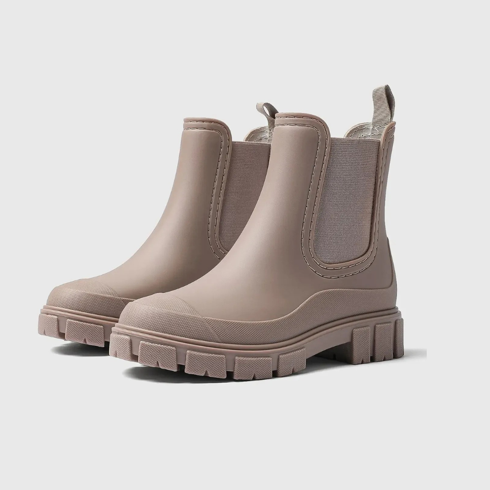 Waterproof Slip On Rain Boots For Women