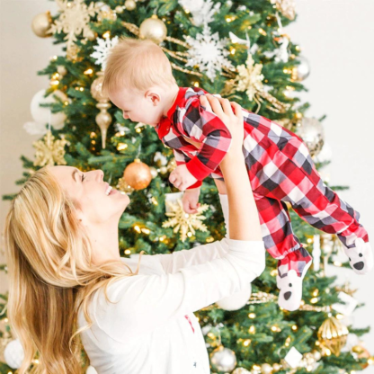 Bearly Plaid Christmas Pajamas Family - Grafton Collection