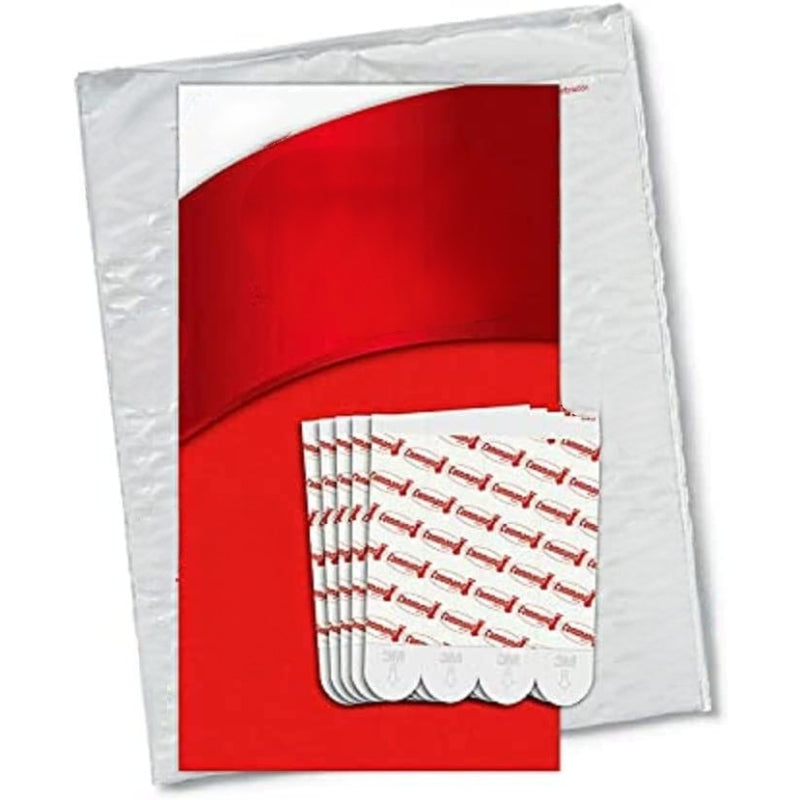 Large Utility Hooks, Damage Free Hanging Wall Hooks With Adhesive Strips, No Tools Wall Hooks For Hanging Decorations In Living Spaces - Grafton Collection