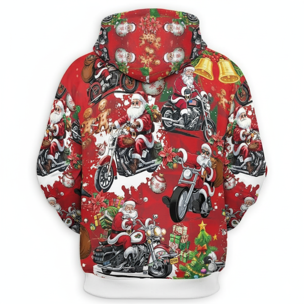 Christmas Santa Claus All Over Print Hoodie