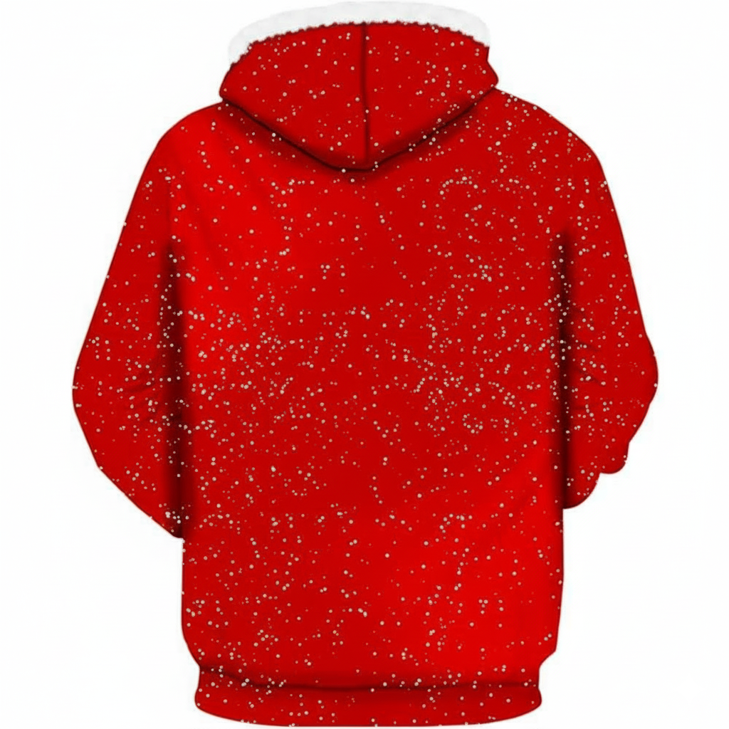 Funny Anime Christmas All Over Print Pullover Hoodie