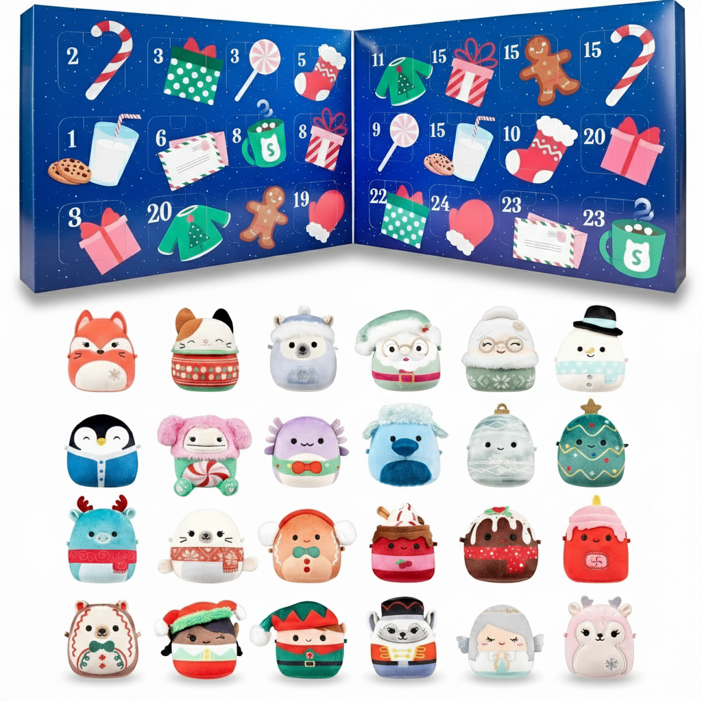 24 Day Holiday Plush Advent Calendar