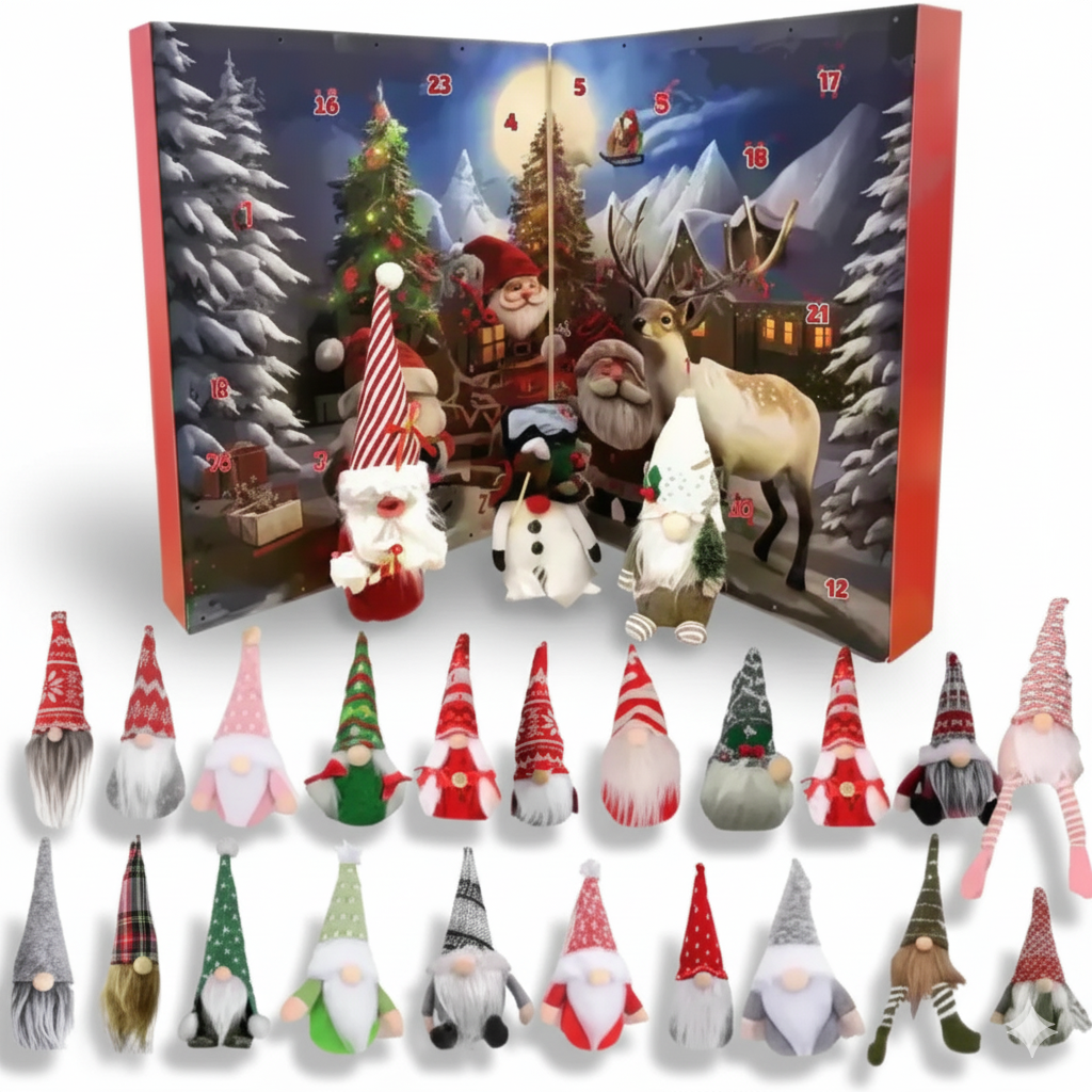 Christmas Gnome Countdown Calendar 2025