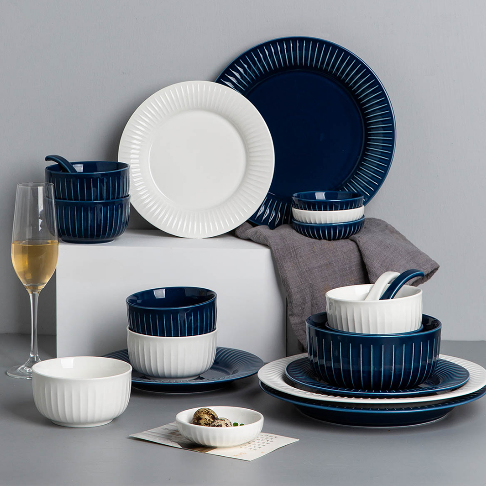 Nordic Ceramic Dinnerware Set - Grafton Collection