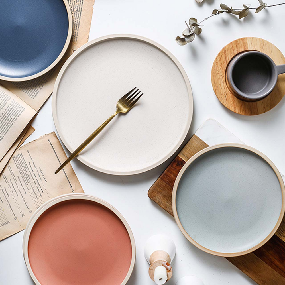 Round Modern Ceramic Dishes - Grafton Collection