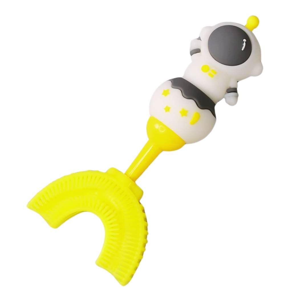 Astronaut Design Silicone 360 Degree Rotating Toothbrush For Kids