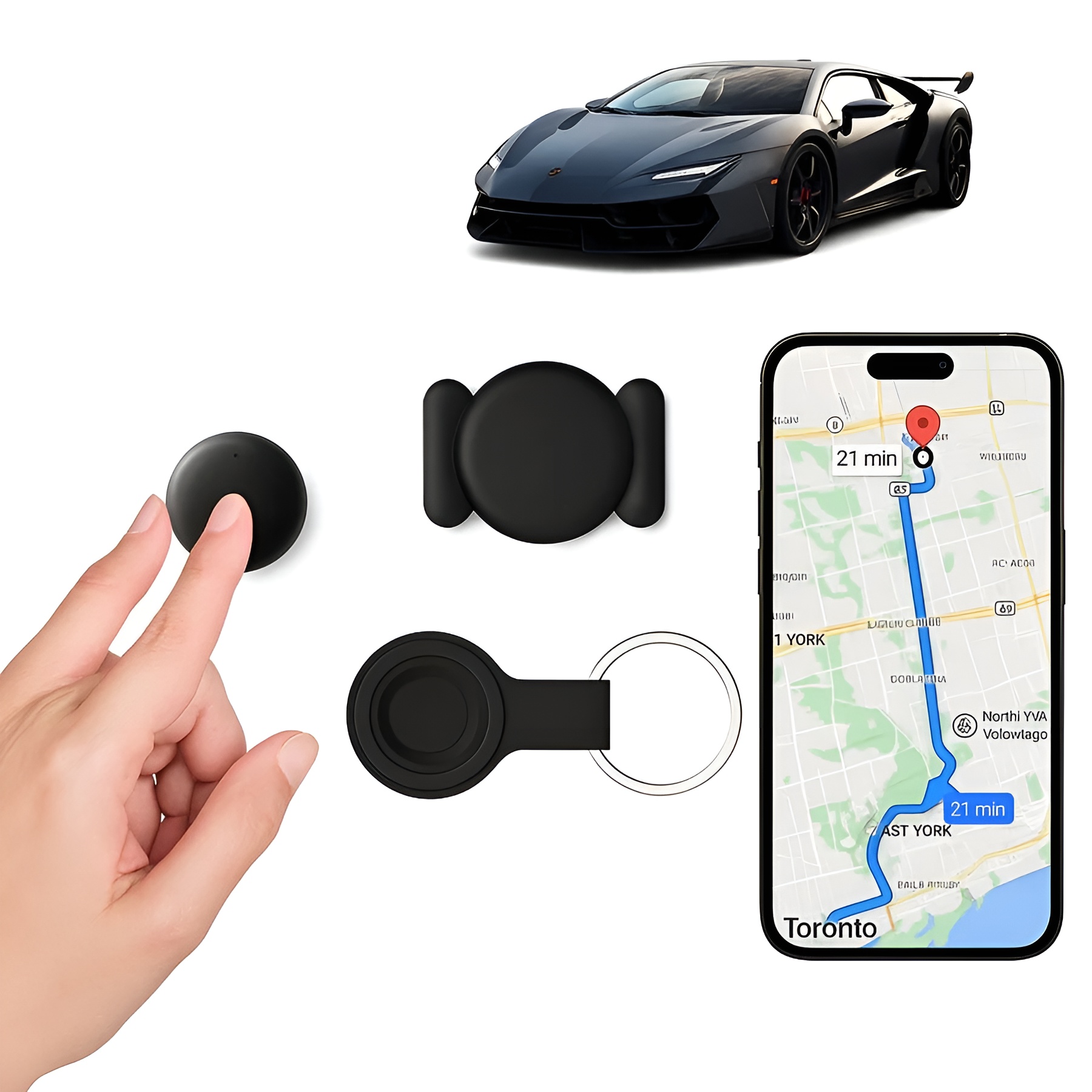 Mini Wireless GPS Tracker With Magnetic Case For Vehicles