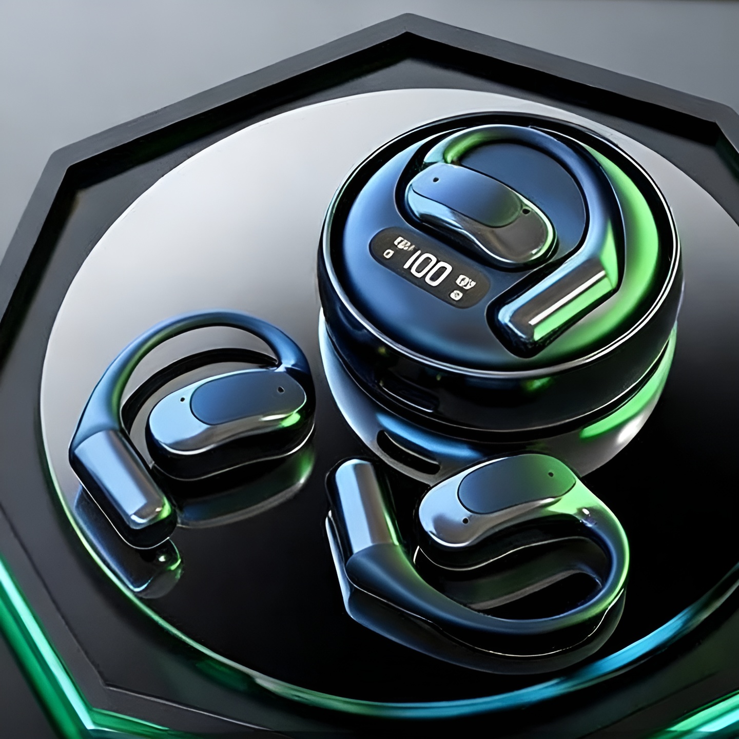 Waterproof Wireless Headphones With AI Noise Reduction