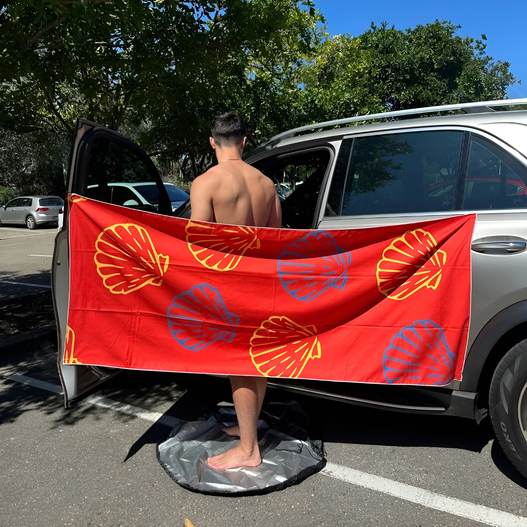 Magnetic Car Door Privacy Changing Towel