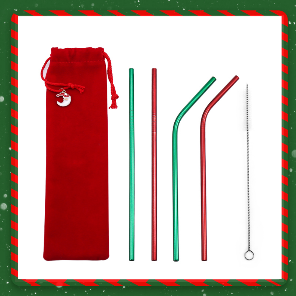 Reusable Christmas Themed Straws - Grafton Collection