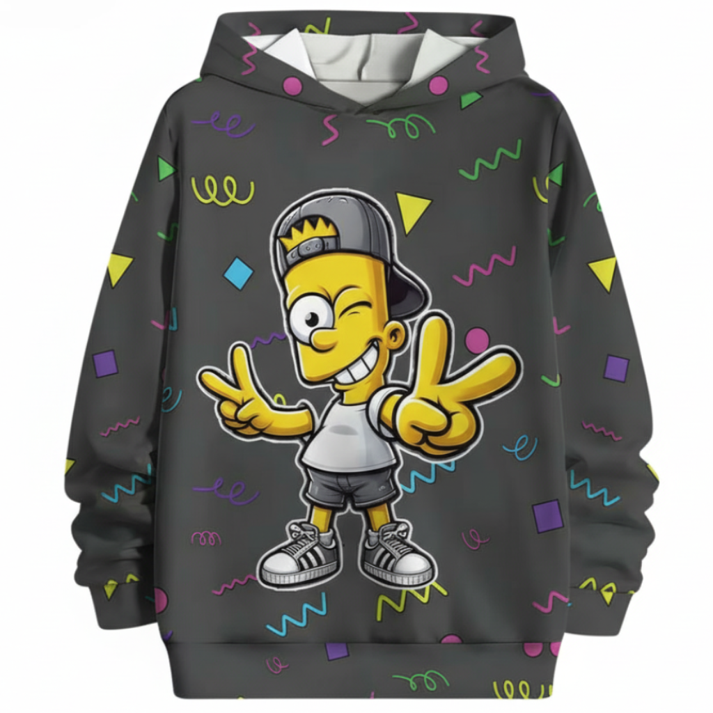 Simpsons Stylish 3D Printed Street Cool Hoodie
