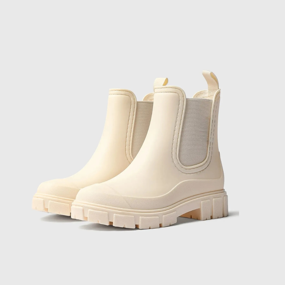 Waterproof Slip On Rain Boots For Women