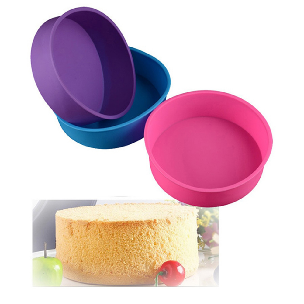 Silicone Round Cake Baking Pan Tool - Grafton Collection