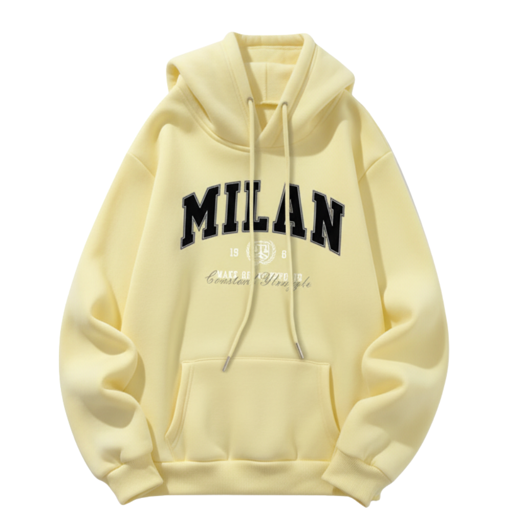 Fleece Lined Versatile Comfortable Hoodie For Men