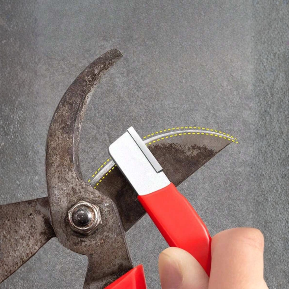 Compact Portable Spring Knife And Scissor Sharpener Tool For Hunting Travel