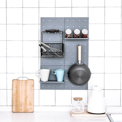 Decorative Bathroom Wall-Hanging Detachable Organizer - Grafton Collection