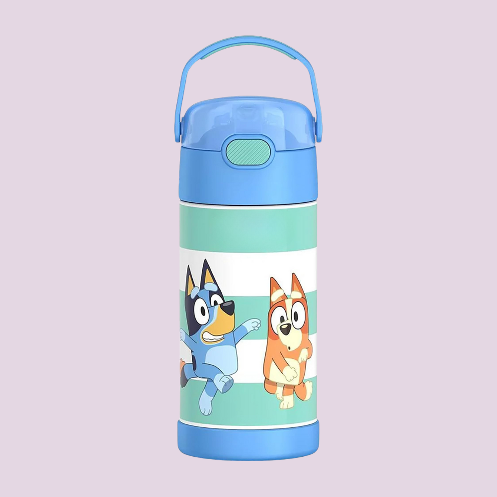 Kids Stainless Steel Vacuum Insulated Water Bottle with Straw