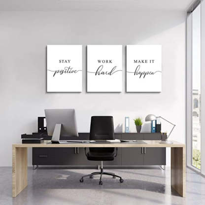 Pack Of 3 Inspirational And Motivational Quotes Wall Poster - Grafton Collection