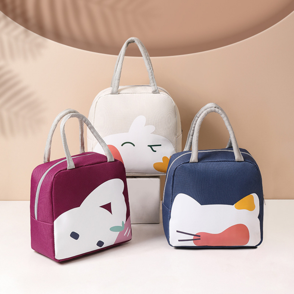 Cartoon Lunch Bags With Handles - Grafton Collection